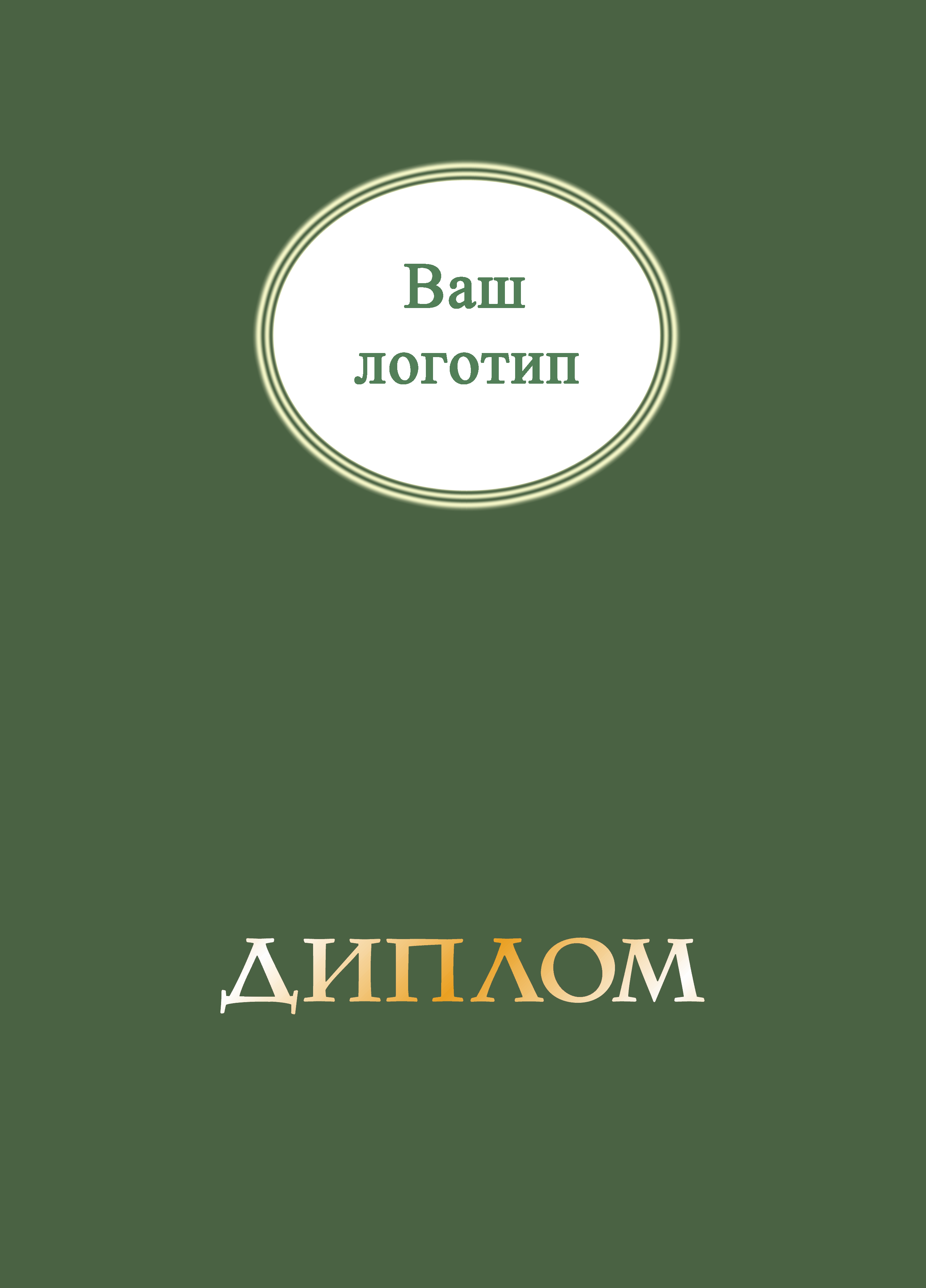 Папка к диплому, без герба