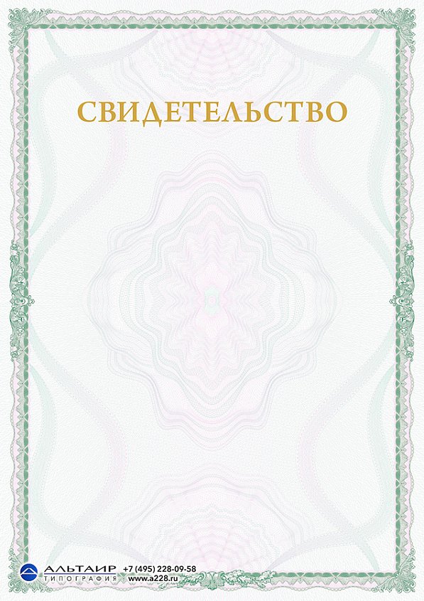 Защищённый бланк "Виктория"
