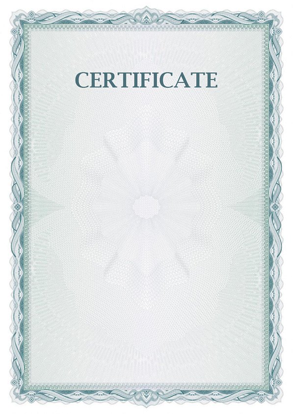 Международный сертификат Изумруд