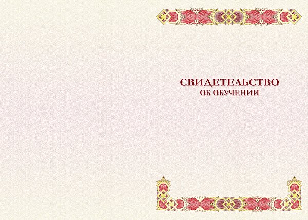 Бланк свидетельства об обучении_красный