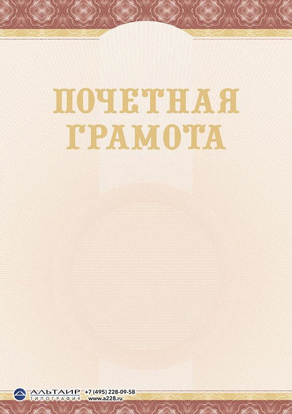Бланк с защитой "Арка", темно-красный, 4 элемента защиты